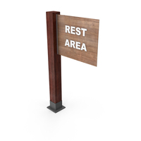 Rest Area Sign PNG & PSD Images