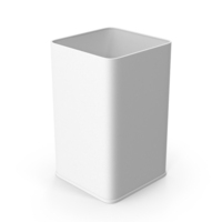 Tin Box Long Nocup Clay PNG & PSD Images