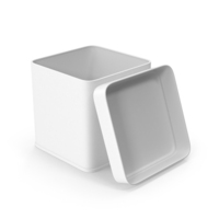 Tin Box Short Cup Open Clay PNG & PSD Images