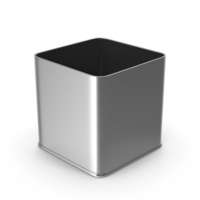 Tin Box Short No Cup Metal PNG & PSD Images