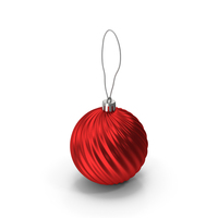 Red Christmas Ball Ornament PNG & PSD Images