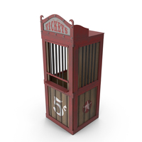 Vintage Carnival Ticket Booth PNG & PSD Images