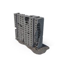 Destroyed Building 14 Floors PNG & PSD Images
