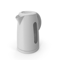 Plastic Electric Kettle with Water PNG & PSD Images