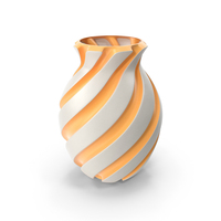 Decorative Vase Orange PNG & PSD Images