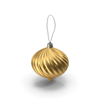 Gold Christmas Ornament PNG & PSD Images