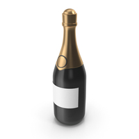Champagne Bottle Mockup PNG & PSD Images