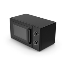 Black Microwave Oven PNG & PSD Images