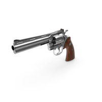 Revolver Long Silver PNG & PSD Images