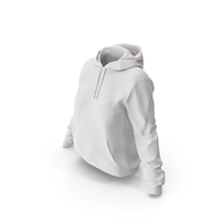 Women White Hoodie PNG & PSD Images