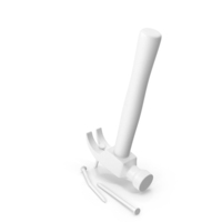 Hammer Half Pulling 3 Nail Clay PNG & PSD Images