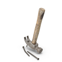 Hammer Half Pull Nail PNG & PSD Images
