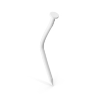 Nail Large Bent Clay PNG & PSD Images