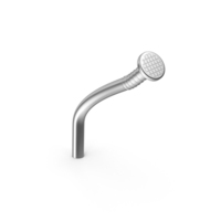 Nail Large Half Bent Chrome PNG & PSD Images