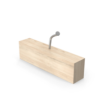 Nail Large Wood Bent Chrome PNG & PSD Images
