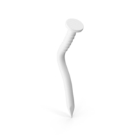 Nail Medium Bent Clay PNG & PSD Images