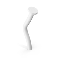 Nail Medium Half Bent Clay PNG & PSD Images