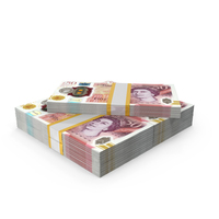Money Currency England 50 Pound Lot Bill PNG & PSD Images