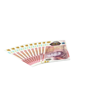Money England Pounds 50 Bill PNG & PSD Images