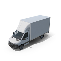 Tail Lift Euro Box Van PNG & PSD Images