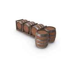Wooden Barrels PNG & PSD Images