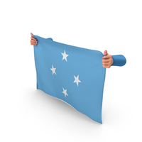 Federated States Of Micronesia Hand Holding Flag PNG & PSD Images