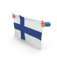 Finland Hand Holding Flag PNG & PSD Images