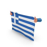 Greece Hand Holding Flag PNG & PSD Images