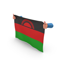 Malawi Hand Holding Flag PNG & PSD Images