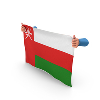 Oman Hand Holding Flag PNG & PSD Images