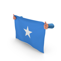 Somalia Hand Holding Flag PNG & PSD Images