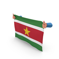 Suriname Hand Holding Flag PNG & PSD Images