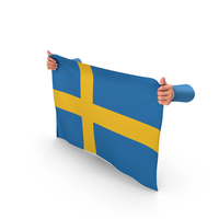 Sweden Hand Holding Flag PNG & PSD Images
