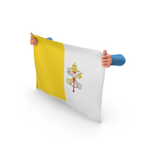 Vatican City Hand Holding Flag PNG & PSD Images