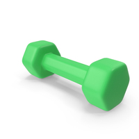 Green Dumbbell PNG & PSD Images