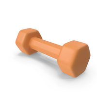 Orange Dumbbell PNG & PSD Images