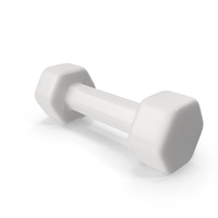 White Dumbbell PNG & PSD Images