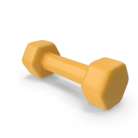 Yellow Dumbbell PNG & PSD Images