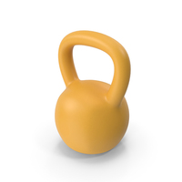 Yellow Kettlebell PNG & PSD Images