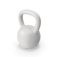 White Kettlebell PNG & PSD Images