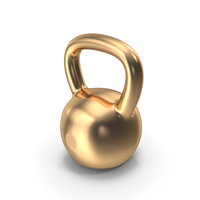 Gold Kettlebell PNG & PSD Images