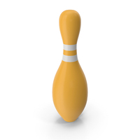 Yellow Bowling Pin PNG & PSD Images