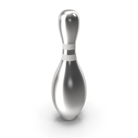 Silver Bowling Pin PNG & PSD Images