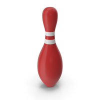Red Bowling Pin PNG & PSD Images