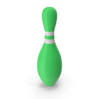 Green Bowling Pin PNG & PSD Images