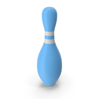 Blue Bowling Pin PNG & PSD Images