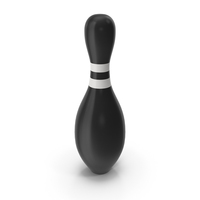 Black Bowling Pin PNG & PSD Images