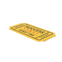 1 Ticket Success Side Color PNG & PSD Images