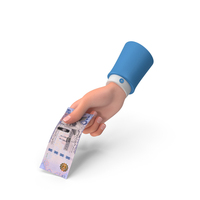 Right Hand Giving 500 Riyals Note PNG & PSD Images