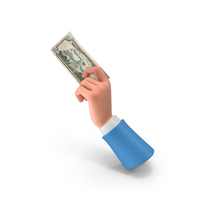 Left hand Holding 50 US Dollars Note PNG & PSD Images